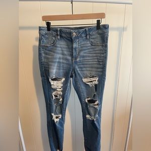 American Eagle High Rise Skinny Jeans